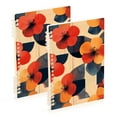 thumbnail image 1 of FORMRS 1-Subject Spiral Notebook 8" x 5" College Ruled 60 Refillable Sheet, Flowers Pattern, 1 of 7