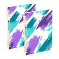 thumbnail image 1 of FORMRS 1-Subject Spiral Notebook 8" x 5" College Ruled 60 Refillable Sheet A5 Hard Cover, Green Drawing, 1 of 7
