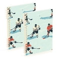 thumbnail image 1 of FORMRS 1-Subject Spiral Notebook 8" x 5" College Ruled 60 Refillable Sheet A5 Hard Cover, Ice Play, 1 of 7