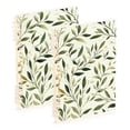thumbnail image 1 of FORMRS 1-Subject Spiral Notebook 8" x 5" College Ruled 60 Refillable Sheet A5 Hard Cover, Lush Greenery, 1 of 7