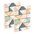 thumbnail image 1 of FORMRS 1-Subject Spiral Notebook 8" x 5" College Ruled 60 Refillable Sheet A5 Hard Cover, Pink Geometric, 1 of 7