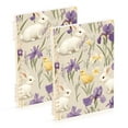 thumbnail image 1 of FORMRS 1-Subject Spiral Notebook 8" x 5" College Ruled 60 Refillable Sheet, Purple Floral Rabbit, 1 of 7