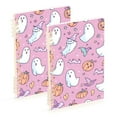 thumbnail image 1 of FORMRS 1-Subject Spiral Notebook 8" x 5" College Ruled 60 Refillable Sheet A5 Hard Cover, Purple Halloween, 1 of 7