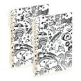 thumbnail image 1 of FORMRS 1-Subject Spiral Notebook 8" x 5" College Ruled 60 Refillable Sheet A5 Hard Cover, Rainbows Clouds, 1 of 7