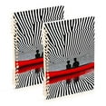 thumbnail image 1 of FORMRS 1-Subject Spiral Notebook 8" x 5" College Ruled 60 Refillable Sheet A5 Hard Cover, Red Boat, 1 of 7
