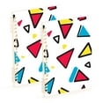 thumbnail image 1 of FORMRS 1-Subject Spiral Notebook 8" x 5" College Ruled 60 Refillable Sheet A5 Hard Cover, Red Triangles, 1 of 7