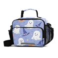 thumbnail image 1 of FORMRS Student Lunch Bag Insulated Reusable Cooler Box with Zipper Pockets, Blue Halloween, 1 of 9