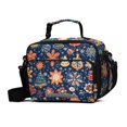 thumbnail image 1 of FORMRS Student Insulated Lunch Bag with Shoulder Strap Reusable Cooler Box for School, Christmas Splendor, 1 of 9