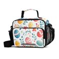 thumbnail image 1 of FORMRS Student Insulated Lunch Bag with Shoulder Strap Reusable Cooler Box for School, Cute Easter Eggs, 1 of 9