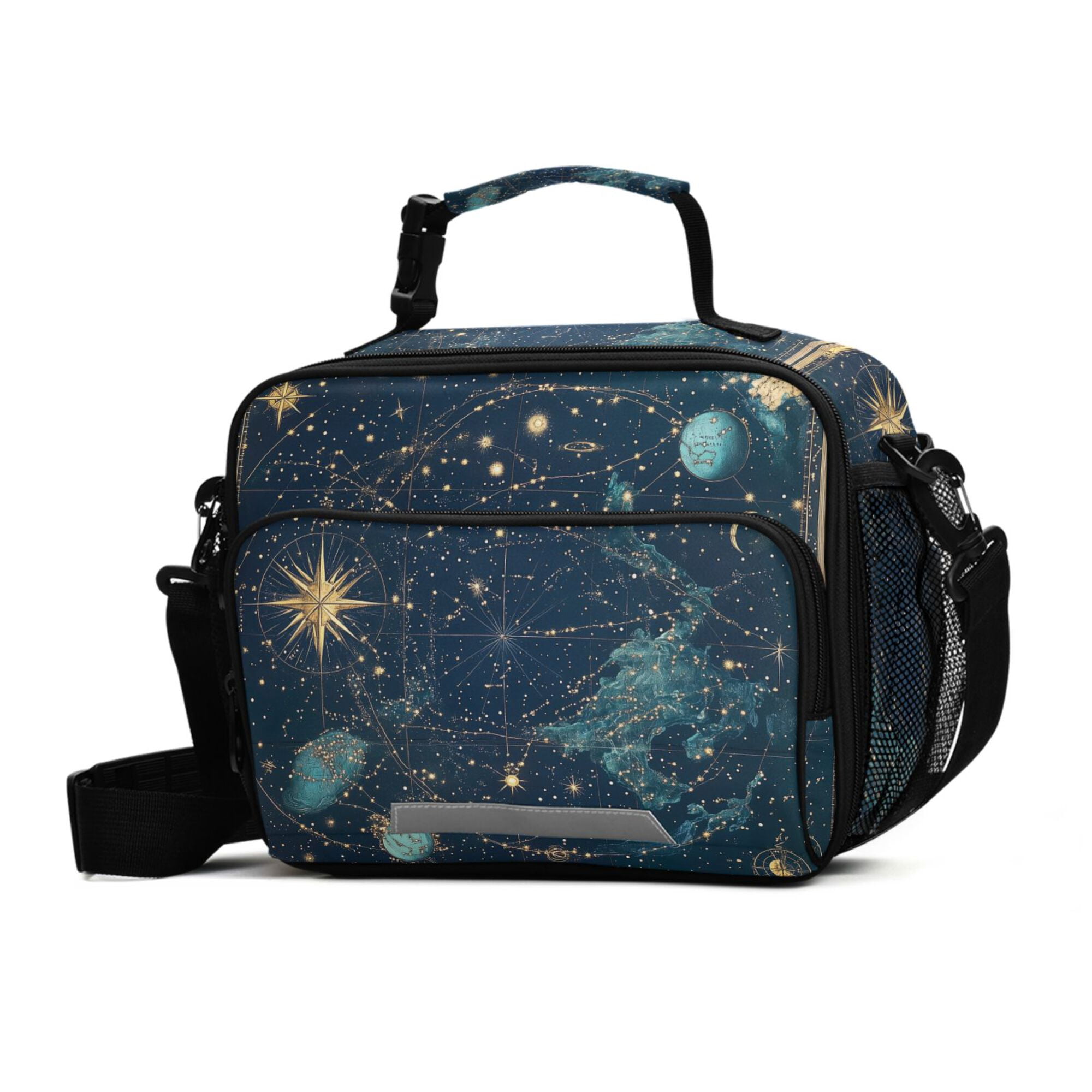 FORMRS Student Insulated Lunch Bag with Shoulder Strap Reusable Cooler ...