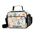 thumbnail image 1 of FORMRS Student Insulated Lunch Bag with Shoulder Strap Reusable Cooler Box for School, Floral Easter Eggs, 1 of 9