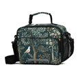 thumbnail image 1 of FORMRS Student Insulated Lunch Bag with Shoulder Strap Reusable Cooler Box for School, Floral Forest Scene, 1 of 9