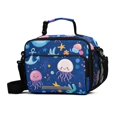 thumbnail image 1 of FORMRS Student Lunch Bag Insulated Reusable Cooler Box with Zipper Pockets, Light Pink Jellyfish, 1 of 9