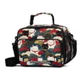 thumbnail image 1 of FORMRS Student Insulated Lunch Bag with Shoulder Strap Reusable Cooler Box for School, White Lucky Cat, 1 of 9