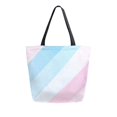 thumbnail image 1 of FORMRS Womens Canvas Tote Bag with Zipper Inner Pocket Shoulder Handbag, Blue Gradient, 1 of 7