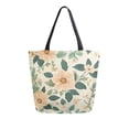 thumbnail image 1 of FORMRS Womens Canvas Tote Bag with Zipper Inner Pocket Shoulder Handbag, Floral Design, 1 of 7