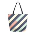 thumbnail image 1 of FORMRS Womens Canvas Tote Bag with Zipper Inner Pocket Shoulder Handbag, Isometric Green, 1 of 7