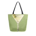 thumbnail image 1 of FORMRS Womens Canvas Tote Bag with Zipper Inner Pocket Shoulder Handbag, Martini with Olive, 1 of 7