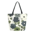 thumbnail image 1 of FORMRS Womens Canvas Tote Bag with Zipper Inner Pocket Shoulder Handbag, Navy Flower, 1 of 7