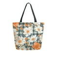thumbnail image 1 of FORMRS Womens Canvas Tote Bag with Zipper Inner Pocket Shoulder Handbag, Sunny Blooms, 1 of 7