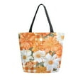 thumbnail image 1 of FORMRS Womens Canvas Tote Bag with Zipper Inner Pocket Shoulder Handbag, Sunny Floral, 1 of 7
