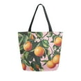 thumbnail image 1 of FORMRS Womens Canvas Tote Bag with Zipper Inner Pocket Shoulder Handbag, Vibrant Oranges, 1 of 7