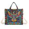 thumbnail image 1 of FORMRS Womens Corduroy Tote Bag Crossbody Shoulder Handbag with Pocket, Abstract Eagle, 1 of 7