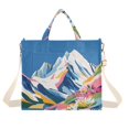 thumbnail image 1 of FORMRS Womens Corduroy Tote Bag Crossbody Shoulder Handbag with Pocket, Abstract Snow Mountain, 1 of 7