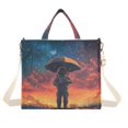 thumbnail image 1 of FORMRS Womens Corduroy Tote Bag Crossbody Shoulder Handbag with Pocket, Astronaut at Dawn, 1 of 7