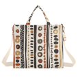 thumbnail image 1 of FORMRS Womens Corduroy Tote Bag Crossbody Shoulder Handbag with Pocket, Black Abstract Dots, 1 of 7