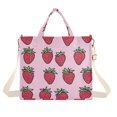 thumbnail image 1 of FORMRS Womens Corduroy Tote Bag Crossbody Shoulder Handbag with Pocket, Cartoon Strawberry, 1 of 7
