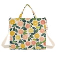 thumbnail image 1 of FORMRS Womens Corduroy Tote Bag Crossbody Shoulder Handbag with Pocket, Citrus Fruits, 1 of 7