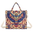 thumbnail image 1 of FORMRS Womens Corduroy Tote Bag Crossbody Shoulder Handbag with Pocket, Colorful Abstract Eagle, 1 of 7