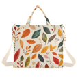 thumbnail image 1 of FORMRS Womens Corduroy Tote Bag Crossbody Shoulder Handbag with Pocket, Colorful Leaves, 1 of 7