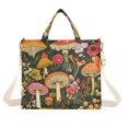thumbnail image 1 of FORMRS Womens Corduroy Tote Bag Crossbody Shoulder Handbag with Pocket, Colorful Mushroom, 1 of 7