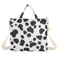 thumbnail image 1 of FORMRS Womens Corduroy Tote Bag Crossbody Shoulder Handbag with Pocket, Cow Spots, 1 of 7