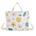 thumbnail image 1 of FORMRS Womens Corduroy Tote Bag Crossbody Shoulder Handbag with Pocket, Cute Floral, 1 of 7