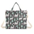 thumbnail image 1 of FORMRS Womens Corduroy Tote Bag Crossbody Shoulder Handbag with Pocket, Cute Llamas Pattern, 1 of 7