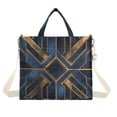 thumbnail image 1 of FORMRS Womens Corduroy Tote Bag Crossbody Shoulder Handbag with Pocket, Elegant Geometric Pattern, 1 of 7