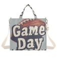 thumbnail image 1 of FORMRS Womens Corduroy Tote Bag Crossbody Shoulder Handbag with Pocket, Gray Game Day, 1 of 7