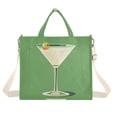 thumbnail image 1 of FORMRS Womens Corduroy Tote Bag Crossbody Shoulder Handbag with Pocket, Green Lemon Juice, 1 of 7