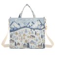 thumbnail image 1 of FORMRS Womens Corduroy Tote Bag Crossbody Shoulder Handbag with Pocket, Light Blue Mountain, 1 of 7