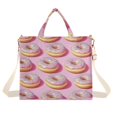 thumbnail image 1 of FORMRS Womens Corduroy Tote Bag Crossbody Shoulder Handbag with Pocket, Light Pink Doughnuts, 1 of 7