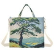 thumbnail image 1 of FORMRS Womens Corduroy Tote Bag Crossbody Shoulder Handbag with Pocket, Mounatin at Dawn, 1 of 7