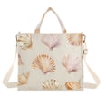 thumbnail image 1 of FORMRS Womens Corduroy Tote Bag Crossbody Shoulder Handbag with Pocket, Pink Seashell, 1 of 7