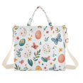 thumbnail image 1 of FORMRS Womens Corduroy Tote Bag Crossbody Shoulder Handbag with Pocket, Red Easter Eggs, 1 of 7