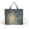 thumbnail image 1 of FORMRS Womens Corduroy Tote Bag Crossbody Shoulder Handbag with Pocket, Retro Forest, 1 of 7