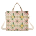 thumbnail image 1 of FORMRS Womens Corduroy Tote Bag Crossbody Shoulder Handbag with Pocket, Retro Pink Stars, 1 of 7