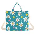 thumbnail image 1 of FORMRS Womens Corduroy Tote Bag Crossbody Shoulder Handbag with Pocket, Small Daisy, 1 of 7