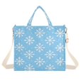 thumbnail image 1 of FORMRS Womens Corduroy Tote Bag Crossbody Shoulder Handbag with Pocket, Snowflake Pattern, 1 of 7